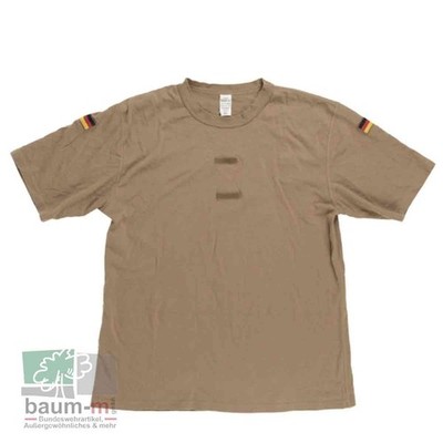Bundeswehr T-Shirt Tropen Khaki Unterhemd Herren Outdoor Original BW