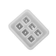 4pcs Various Styles DIY Silicone Bead Mold Jewelry Pendant Beads Casting Mould