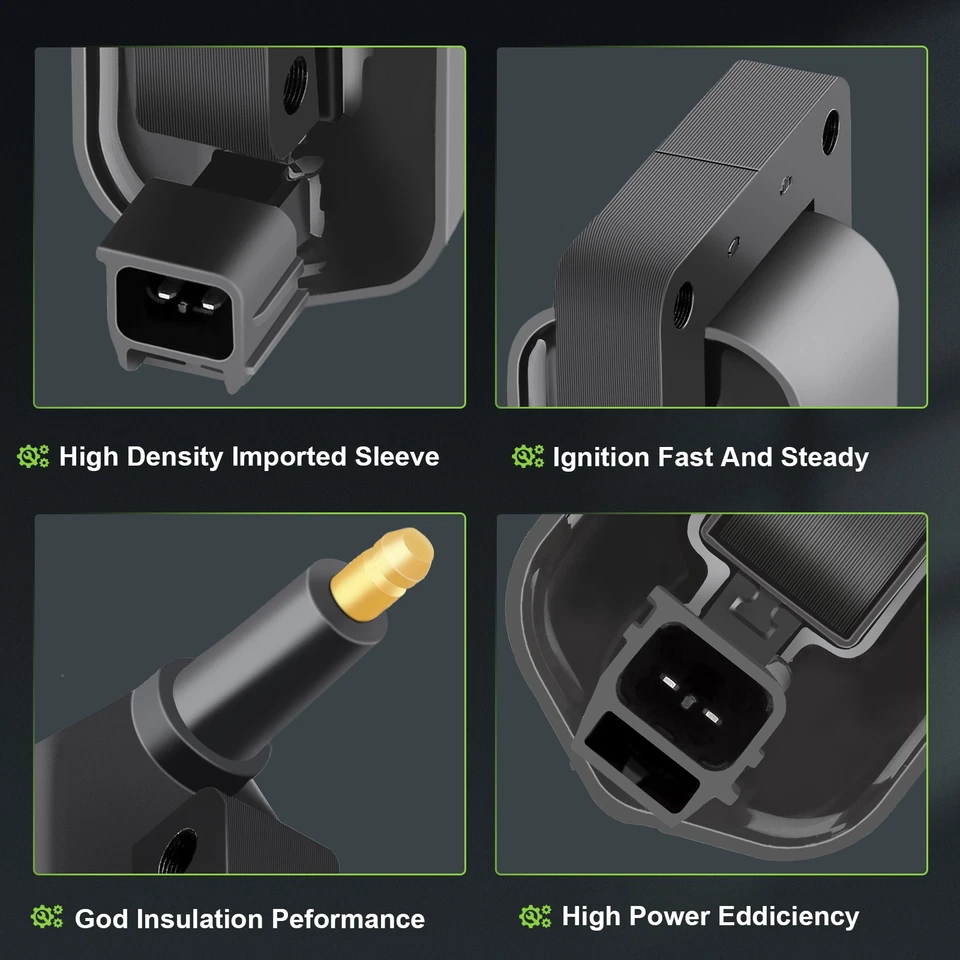 For 99 00 01 02 03 Dodge Ram 2500 Van 5.9L V8 Ignition Coil & Spark Plug UF198 - Image 3 of 4