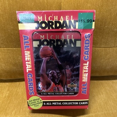 マイケル・ジョーダン/アルティメット・ジョーダン コレクターズ・ボックス〈6枚… 1996 Upper Deck Michael Jordan All Metal Cards 6-Card Factory