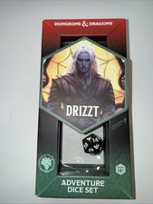 Drizzt Adventure Dice Set D D Dungeons  Dragons NEW Sealed Green  Purple 7 Die