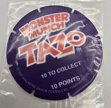 1996 monster munch tazo new sealed Choose a tazo