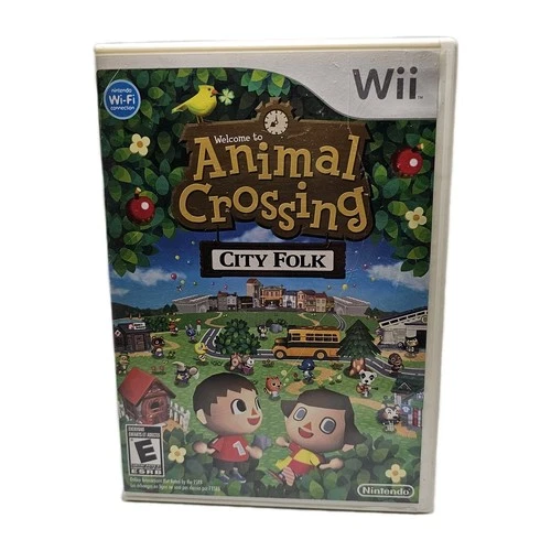 Nintendo Wii Animal Crossing City Folk CIB