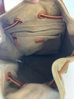 Madewell The Canvas Somerset Drawstring Backpack Green  display picture 3