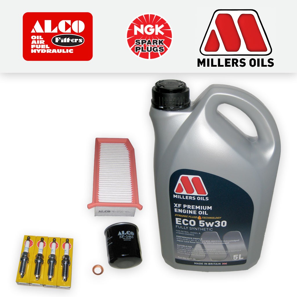 SERVICE KIT for DACIA DUSTER 1.6 SCE 115 OIL AIR FILTERS PLUGS +OIL (2015-2018)