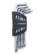HUSKY 9-PIECE MAGNETIC TAMPERPROOF TORX KEY SET WITH HOLDER 1001-967-826 L Keys