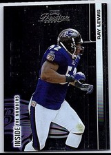 2002 Playoff Prestige Inside the Numbers  Ray Lewis IN28