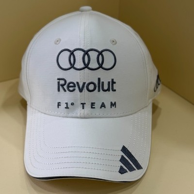Audi White Revolut F1 Team Men's Racing Casual Adjustable Sports Baseball Cap