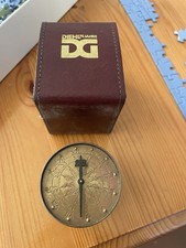 Diehl 75 Jahre Messing Sonnenuhr Retro Sammlerst&uuml;ck