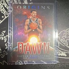 Panini 2023-24 Origins Victor Wembanyama Spurs Dawn #25 Red /75 Insert