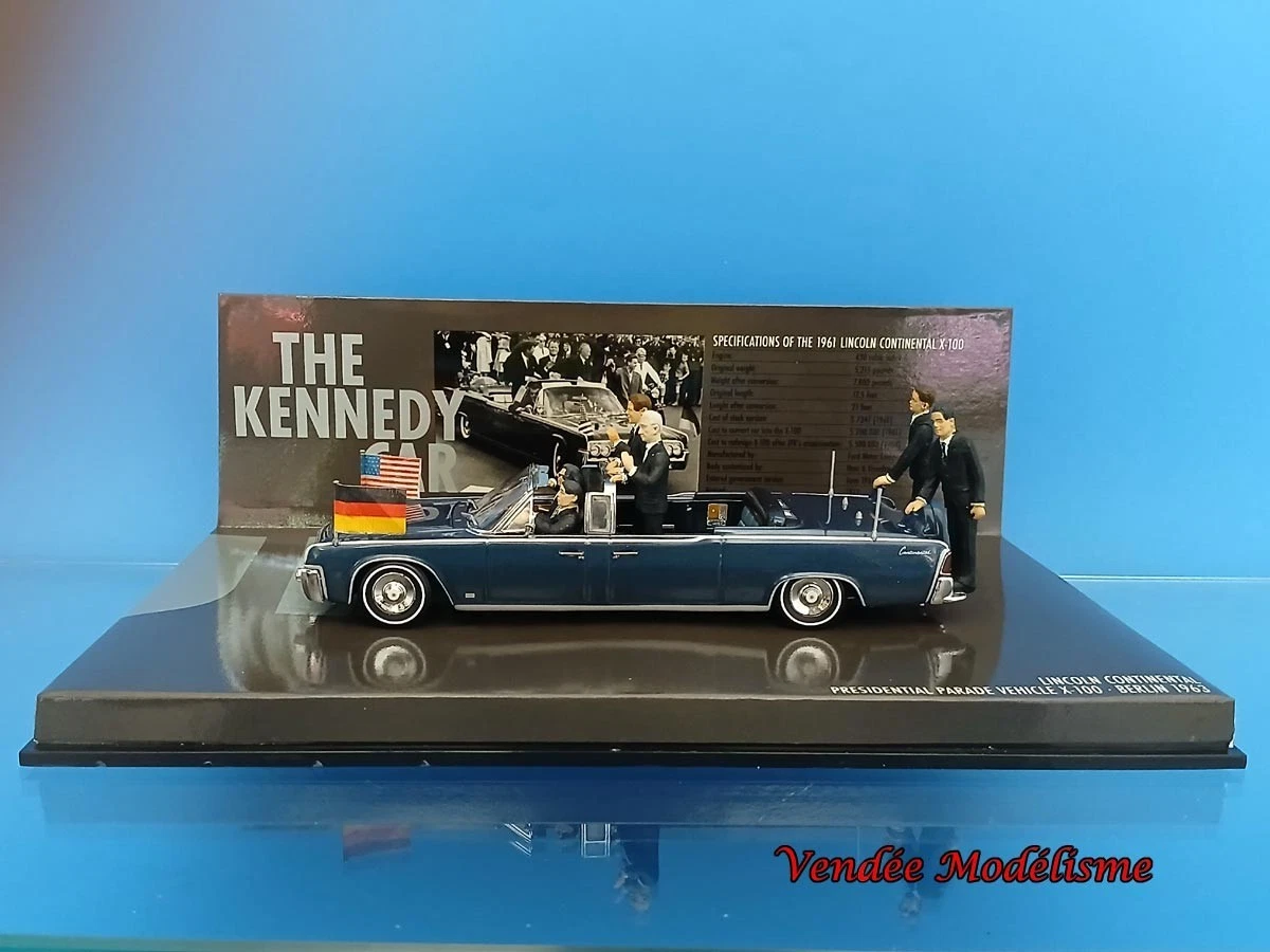 Miniature Minichamps Lincoln Continental MKII 1956 échelle 1/43 – Couleur Silver