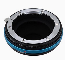 For NIKON G FX/DX Lens To C Mount Camera Bayonet Metal Accessory New Hot