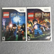 LEGO Harry Potter Years 1-4 and Years 5-7 (Nintendo Wii) w/ Manuals