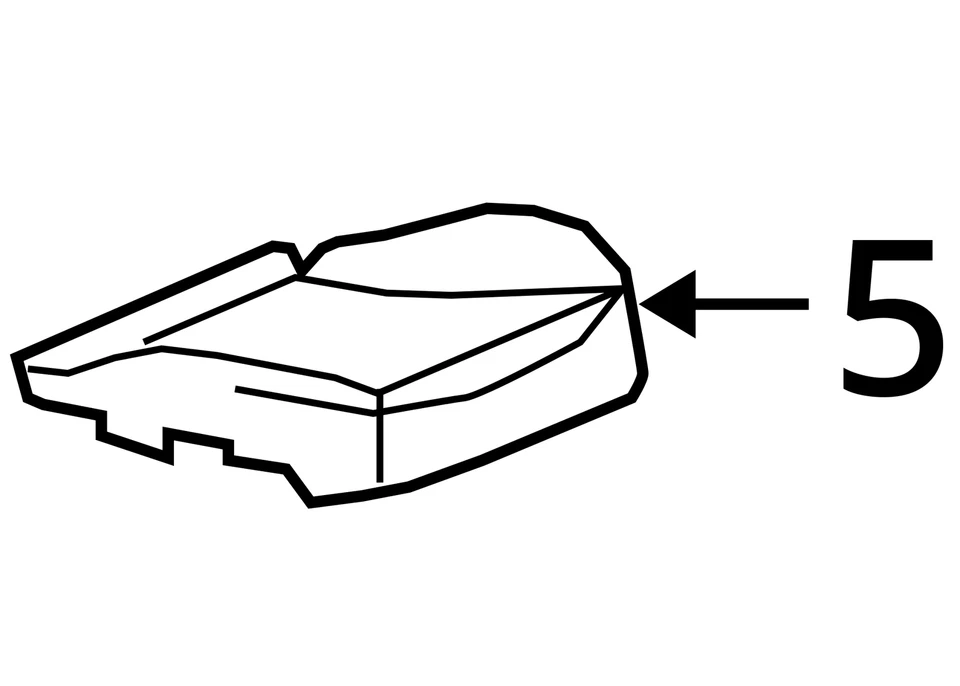 ADEQUADO PARA 2007 SATURN AURA COVER ASM P/SEAT CUSH *MD 15294578 - NOVO FABRICANTE DE EQUIPAMENTO ORIGINAL 15294578 - Imagem 3 de 3