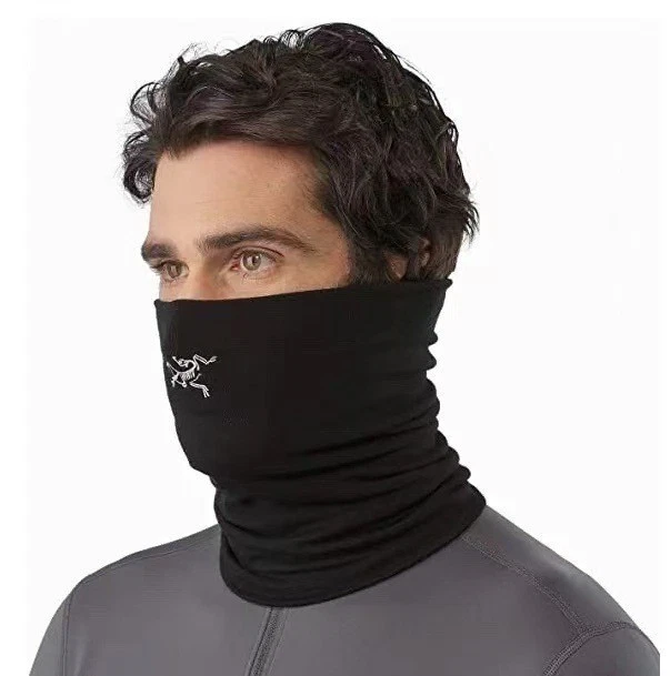 Arc'teryx Rho Lightweight Neck Gaiter - Black - Wool Mix Warmer