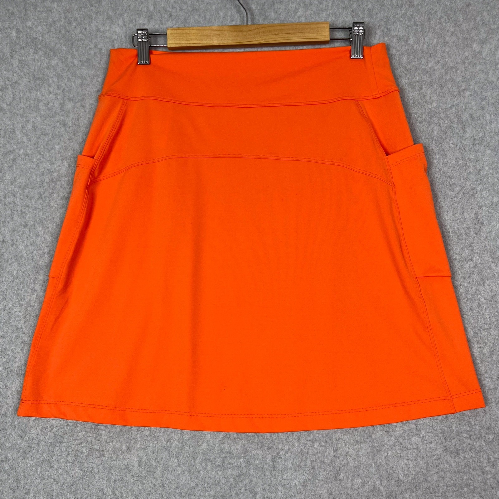 Gonna sopra il ginocchio elasticizzata Arc'teryx taglia media arancione Roche tasche outdoor
