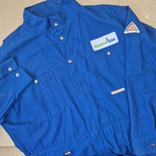 Bulwark Coveralls Mens 50 Blue Nomex FR Flame Resistant Workwear Jumpsuit