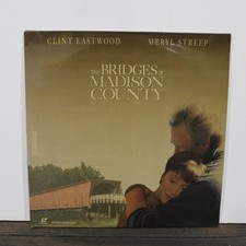 The Bridges of Madison County Laserdisc 1996 Meryl Streep Clint Eastwood Drama