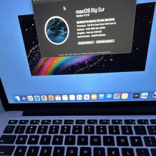 Apple MacBook Pro Retina 13-inch 2014 Intel i5 8GB SSD Intel Iris macOS Big Sur