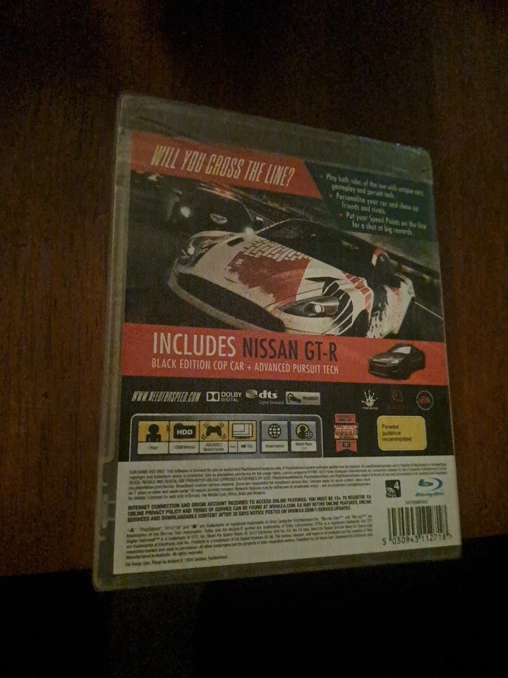 Need For Speed Rivals PS3 Sony PlayStation 3 2013 PAL Brand New & Sealed - Image 2 of 2