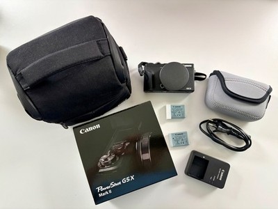 Canon PowerShot G5 X Mark II   wie neu   Komplett-Set mit 2. Akku, Cullmann-T.