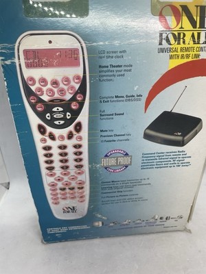 One For All Universal Learning Remote Control w/ IR/RF Link URC9910 VCR DVD TV