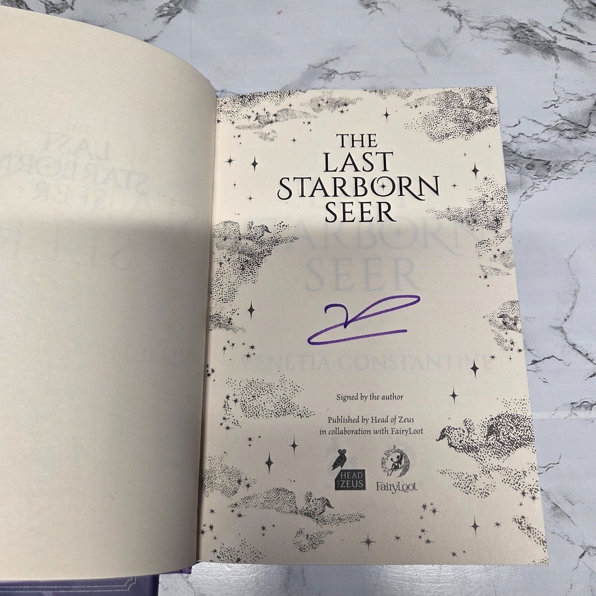 Fairyloot The Last Starborn Seer by Venetia Constantine March 2026