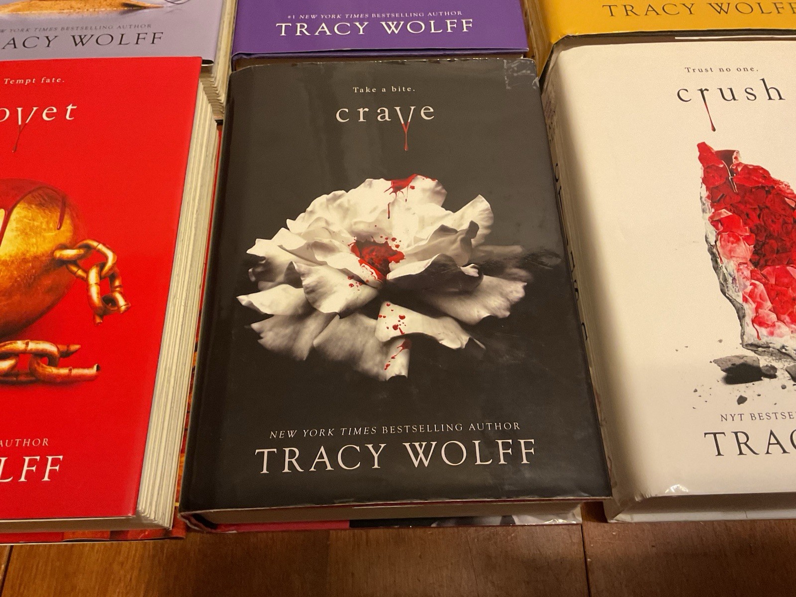Lot 6 Hardcover Books The Crave Series Set By Tracy Wolff First Printings Crush
