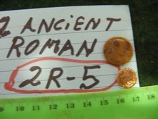 Lot of  2 used   Ancient Roman Coins,)....exact ones in photos.(2R-5}