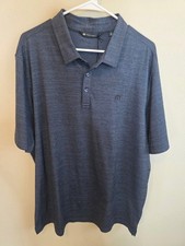 Travis Mathew The Heater Polo Men's 2XL Indigo/Black NWT