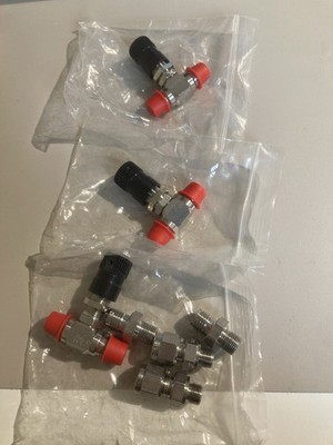 PARKER Nadelventil Edelstahl Made In USA 3stk + Verschraubung