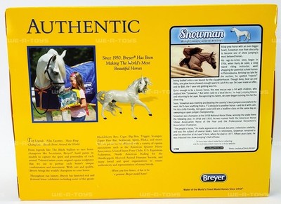 Breyer Traditional Snowman Show Jumper Horse Model - 1:9 Scale, 11.75"L X 8.75"H Hand-Painted Collectible - View #5