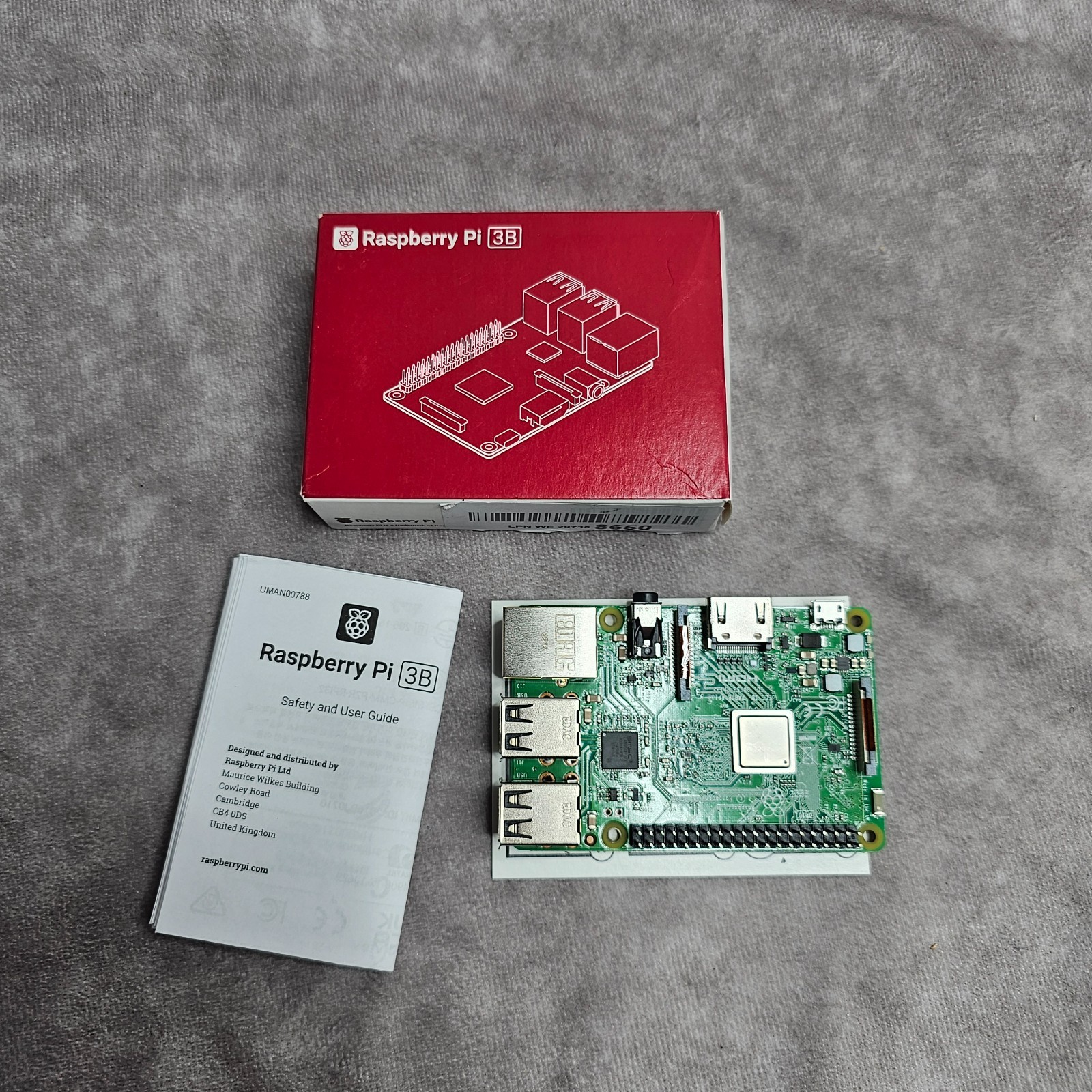 Raspberry Pi 3 Model B 1.2GHz Quad Core 1GB RAM WiFi Bluetooth HDMI Board