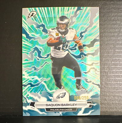 Topps 2025 Resurgence  Saquon Barkley #80 Eagles 009/250 Aqua