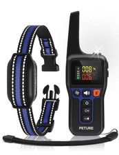 Dog Training Bark Collar Rechargeable Beep Vibration Adjustable Size for All ...