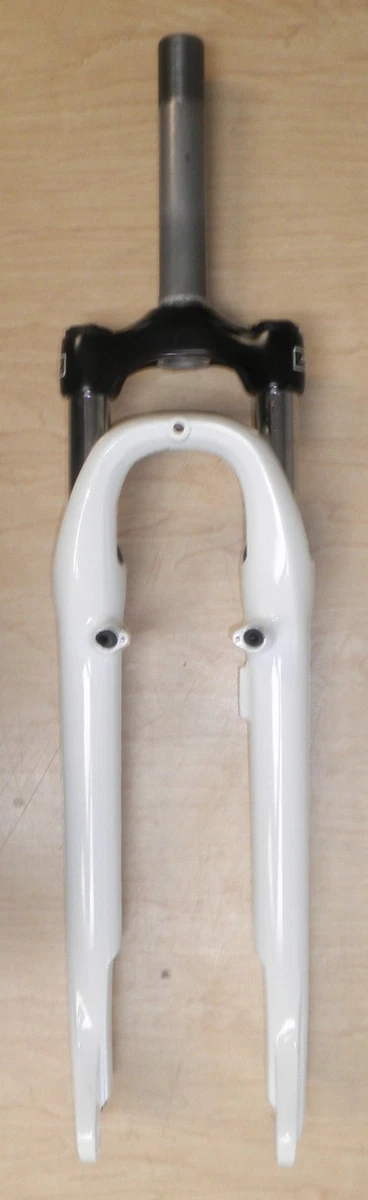 SR SUNTOUR サスペンションフォーク ホワイト Suntour White Bicycle Forks for sale | eBay