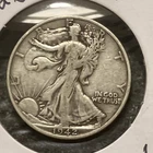 1942 S Walking Liberty Half Dollar VF Condition 90% Silver #6