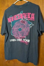 Vtg 1989 NEW KIDS ON THE BLOCK / ON TOUR Concert Tee Shirt Double Sided