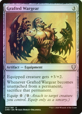 MTG Grafted Wargear Foil ** Commander Legends ** English