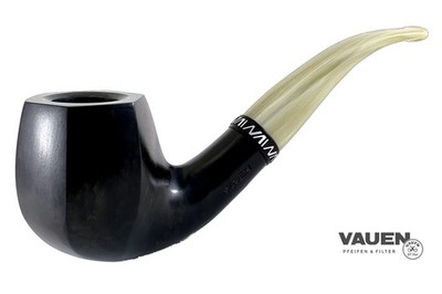 VAUEN Lindis 2206 Bent anthrazit | Made in Germany | Pfeife Pipe 9mm Filter