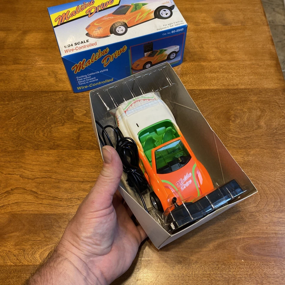 VTG 70's Radio Shack Wire-Control Malibu Drive 1/24 Scale Car # 60-2545 RARE FUN - Image 3 of 4