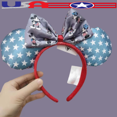 Harveys Designer Disney Parks Americana Mickey Ears Headband America US 