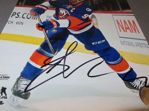 Autógrafo foto firmado por John Tavares de los isleños de Nueva York 8x10 Beckett BAJO CERTIFICADO DE AUTENTICIDAD 1A - Imagen 3 de 4