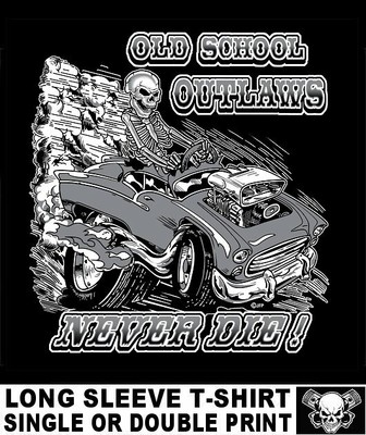1955 OLD SCHOOL MUSCLE DADDY HOT ROD OUTLAW GASSER DRAG CAR SKULL T-SHIRT OM18
