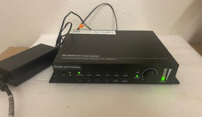 SP Controls SP-SW52-FS 5-Input Seamless Scaler Switcher HDBaseT Power