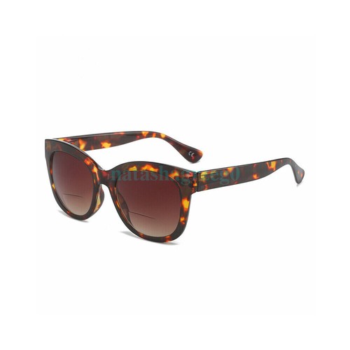 NEW Bifocal Presbyopic Glasses Oversized Sunglasses Square Thick Reading Glasses - Picture 13 of 16