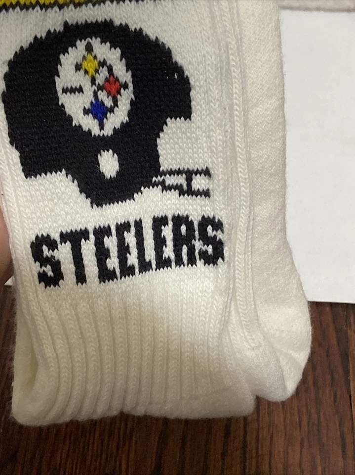 Calcetines de tubo vintage de los Steelers de la NFL NUEVOS CON ETIQUETAS SPORTSOX ENVÍO GRATUITO Foto 4 de 4