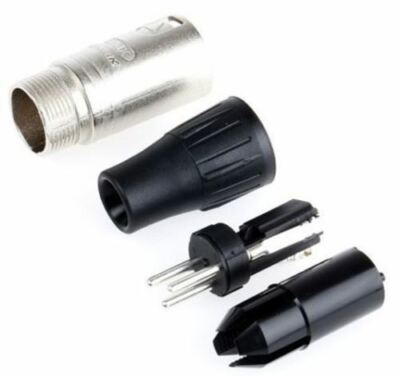 Neutrik 3 Pin Hauptkabelhalterung XLR Stecker, Stecker, NC3MXY IDC 1