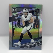 2021 Panini Donruss Optic Football Hunter Renfrow Base #39 Silver Prizm