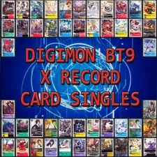 Digimon BT9 X Record Japanese Common Uncommon Rare Pack Fresh Card Singles ~USA~